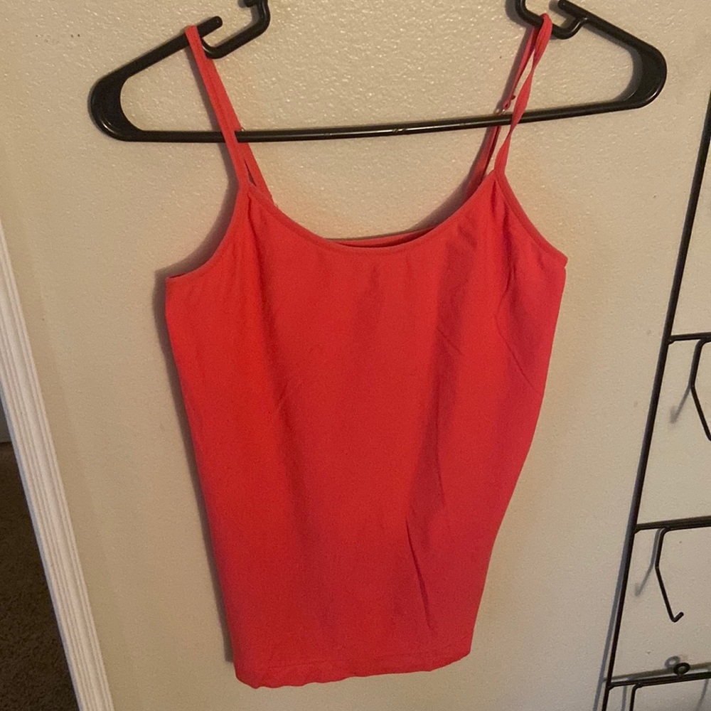 Orange tank top